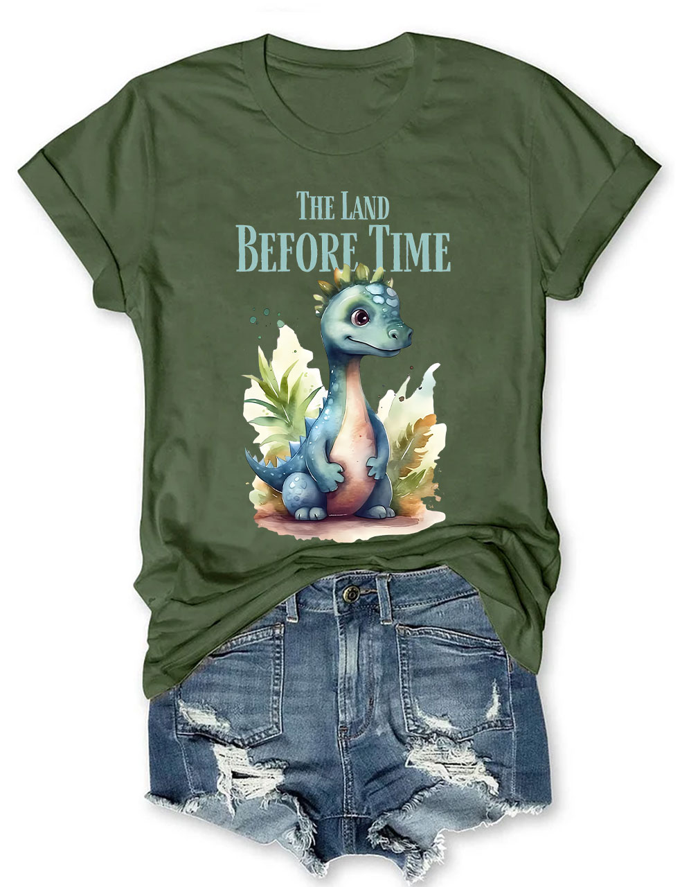 The Land Before Time Pastel Dinosaur Friends T-shirt
