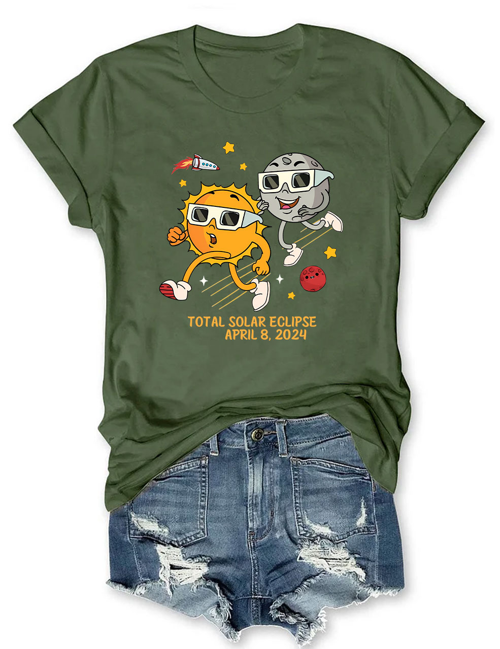 Total Solar Eclipse 2024 Funny T-shirt