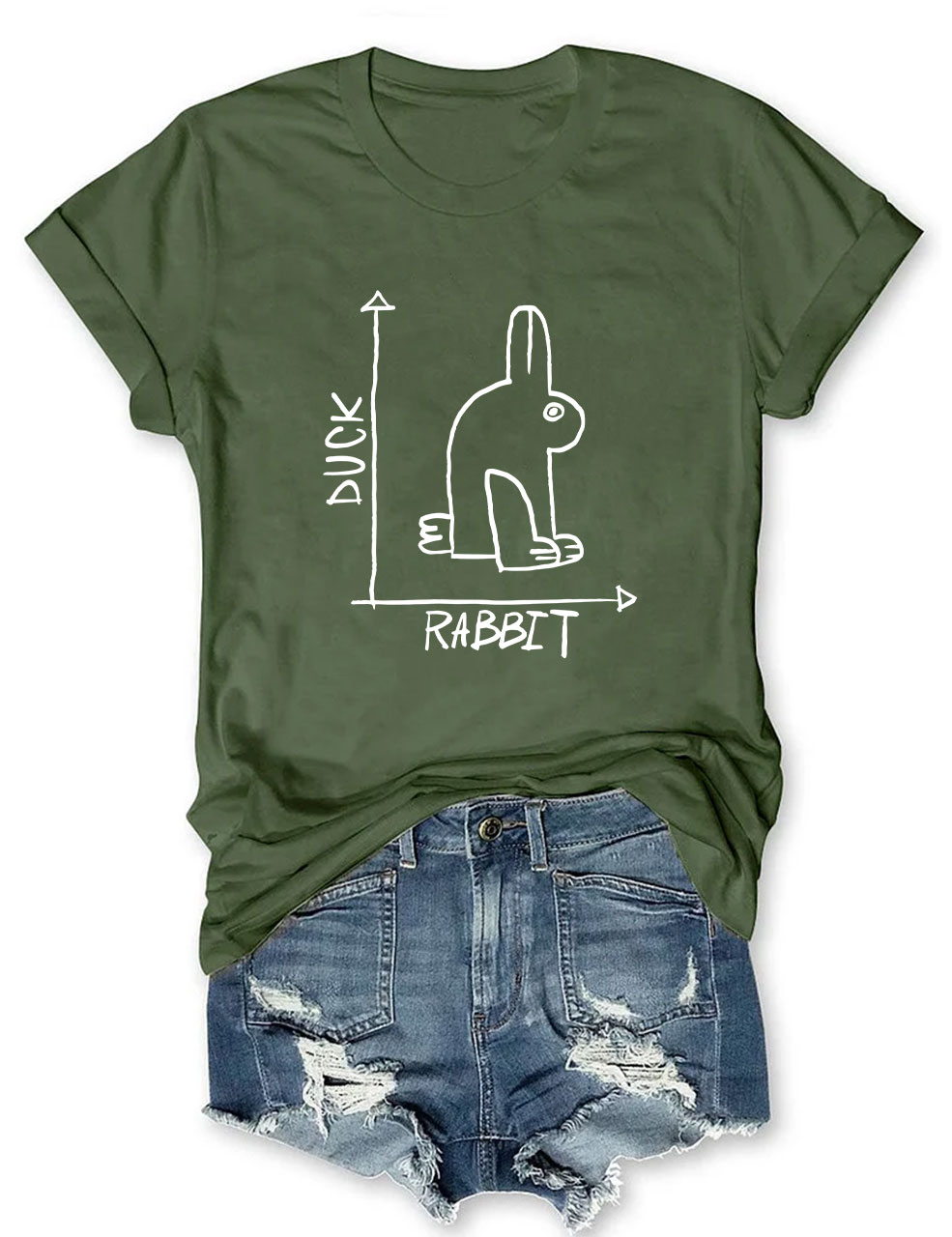 Rabbit Duck Funny T-Shirt