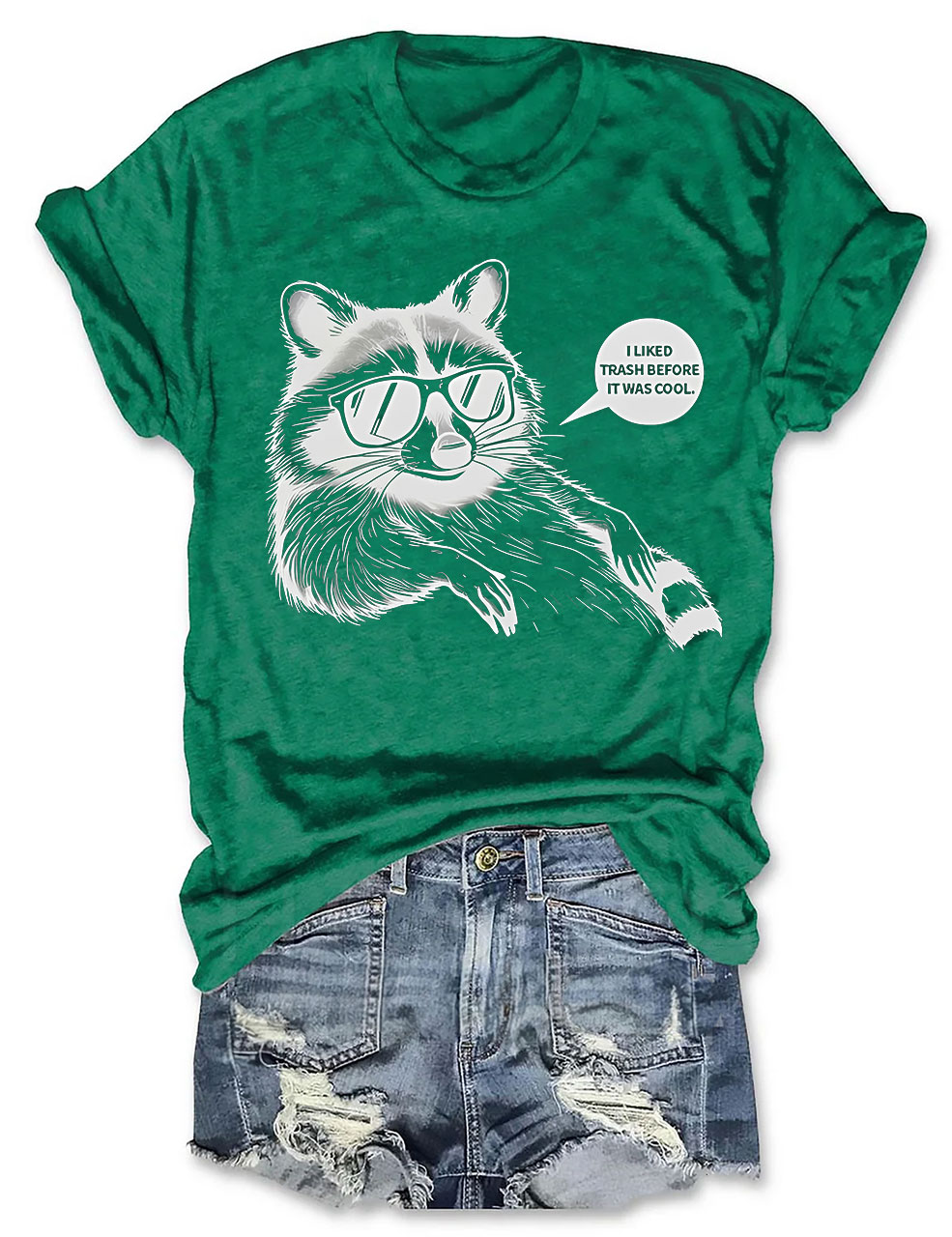 Hipster Raccoon T-shirt