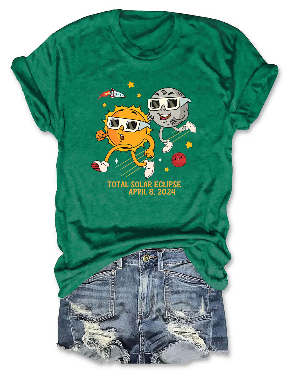 Total Solar Eclipse 2024 Funny T-shirt