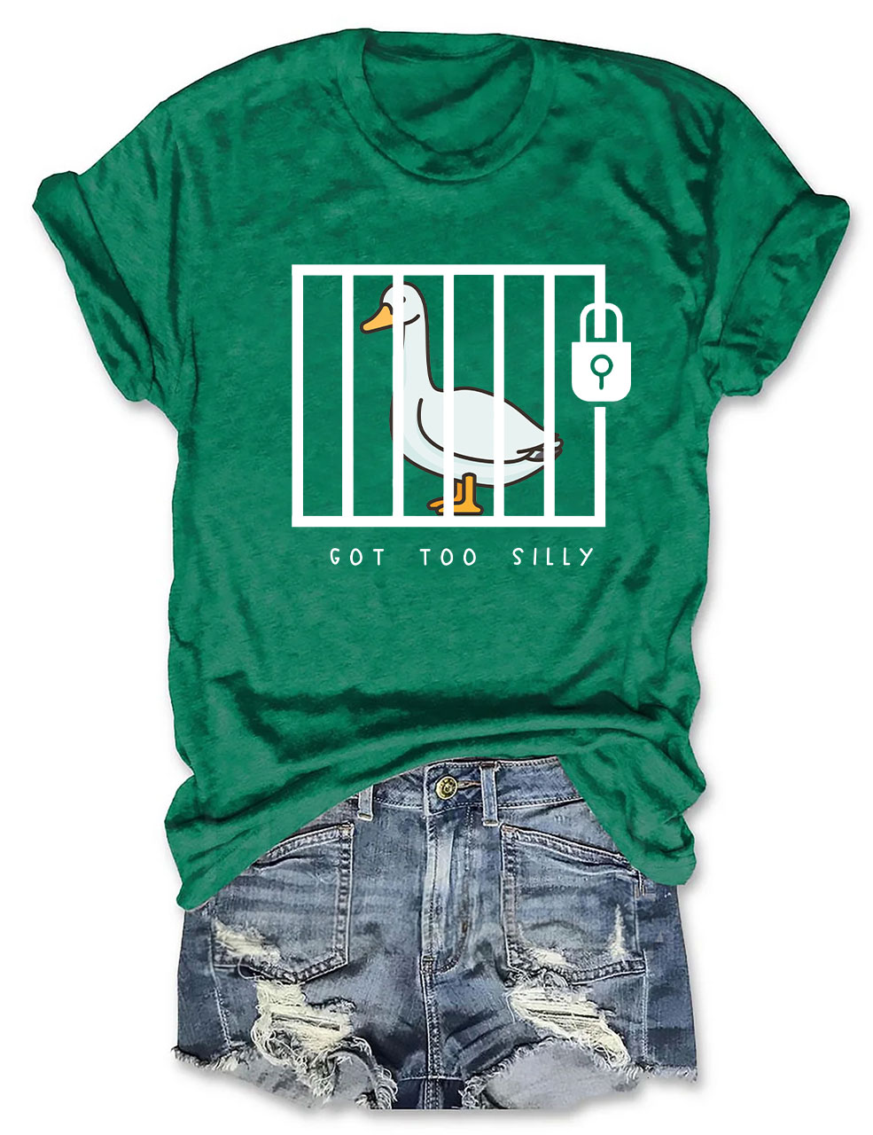 Funny Prison Got Too Silly Goose T-Shirt