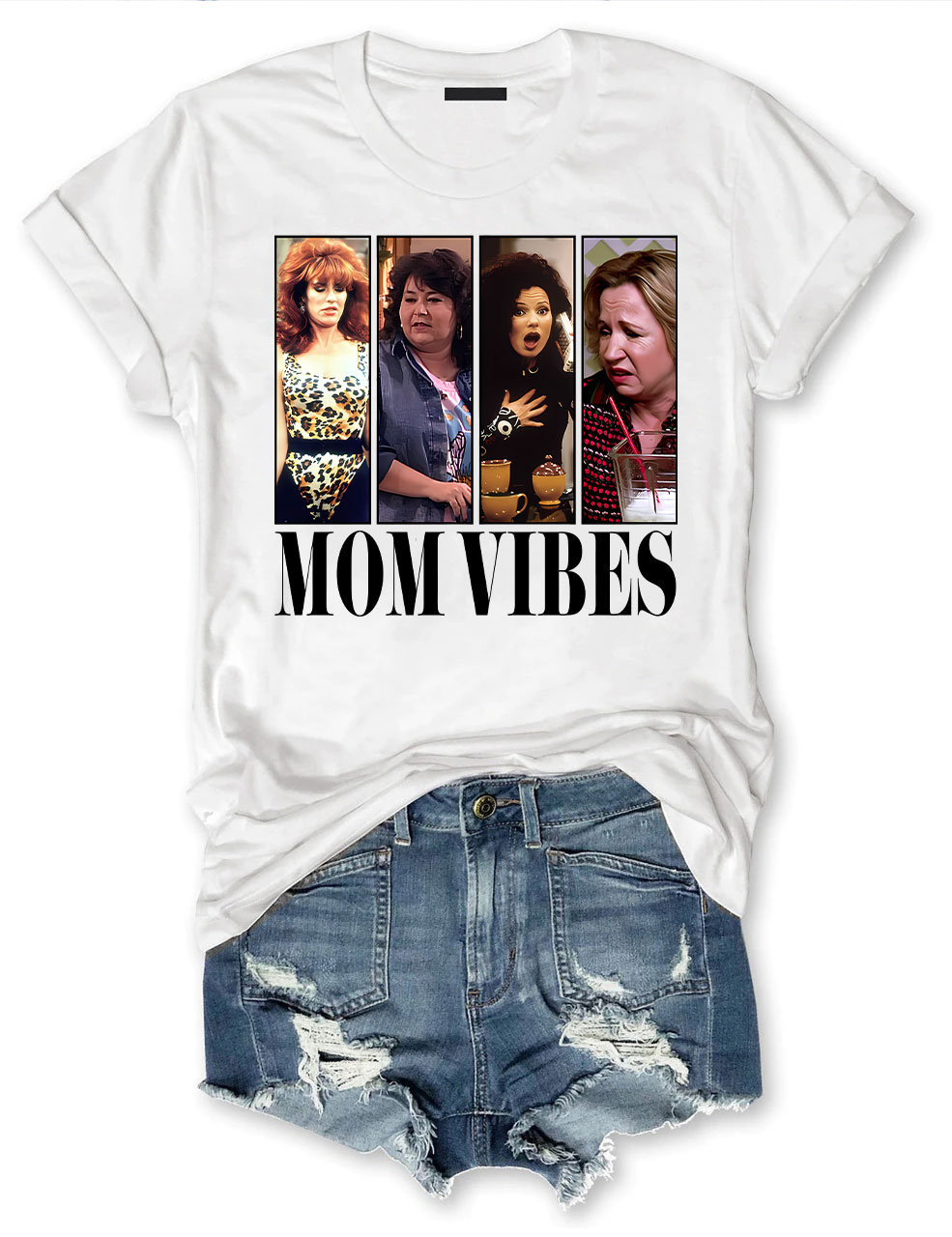 Retro 90��s Mom Vibes T-shirt
