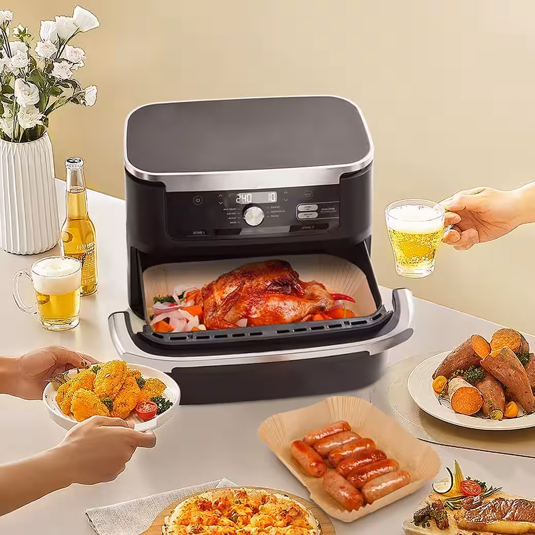 Backpapier für Heißluftfritteuse Ninja Foodi Flexdrawer AF500EU, 180 St.