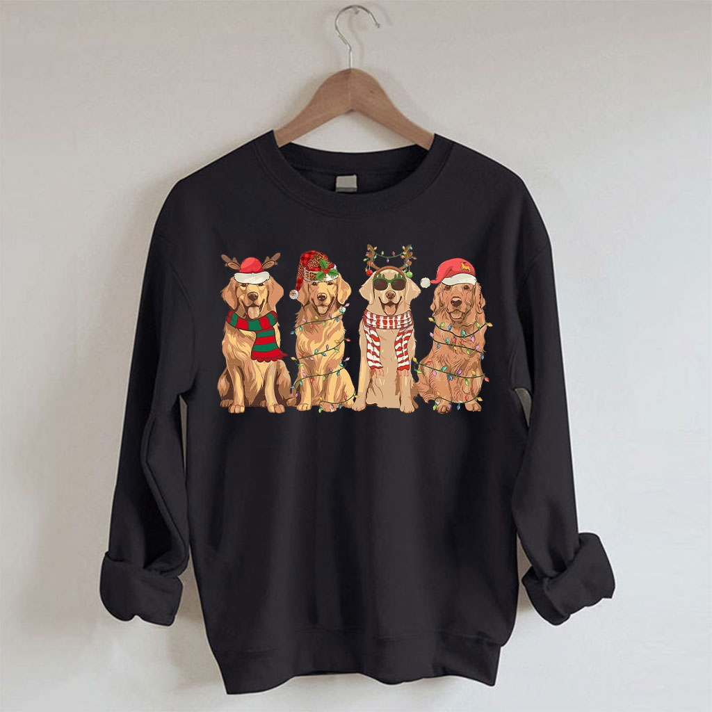 Golden Retriever Christmas Sweatshirt