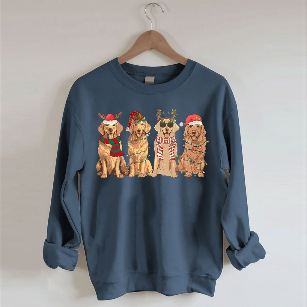 Golden Retriever Christmas Sweatshirt
