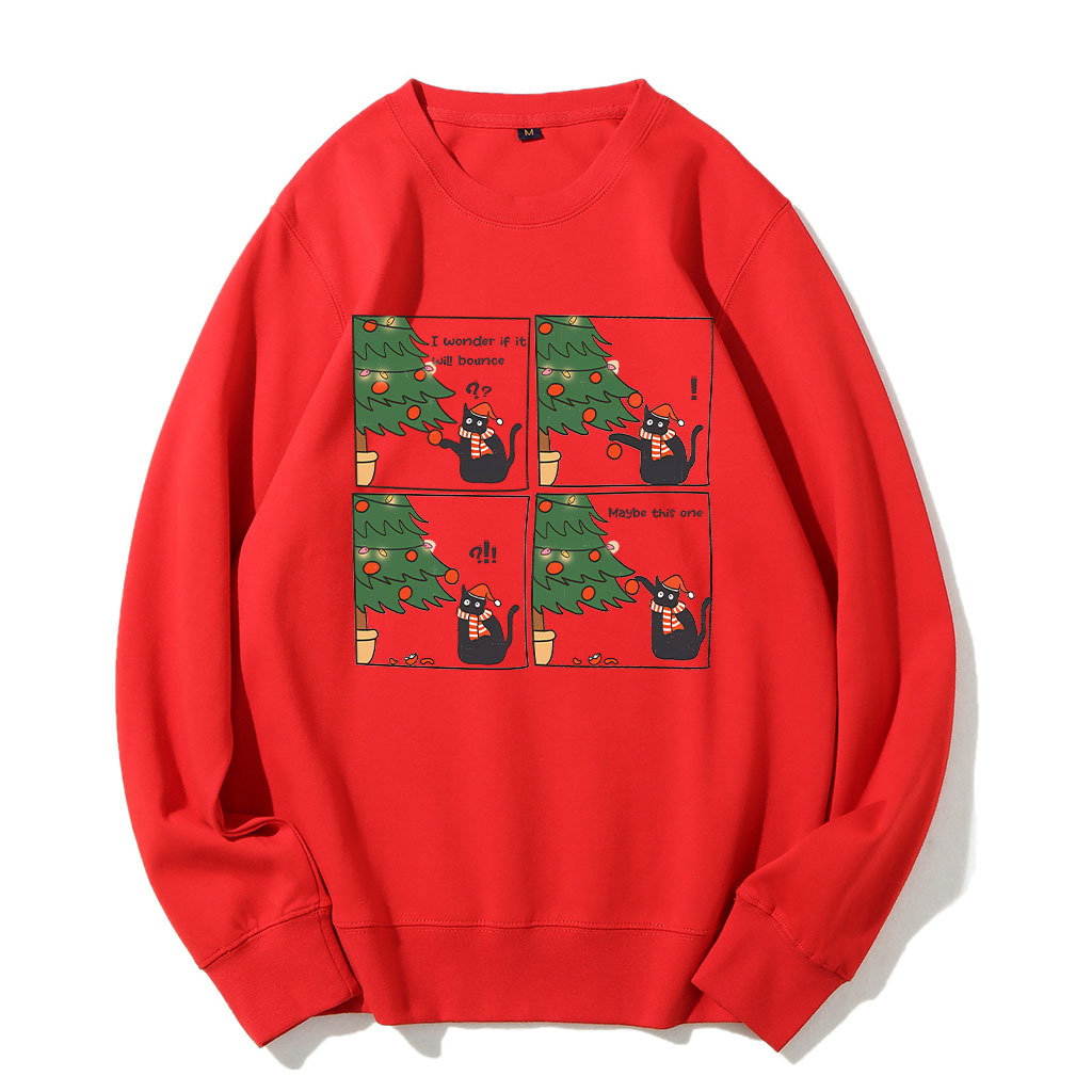 Funny Christmas Cat Sweatshirt