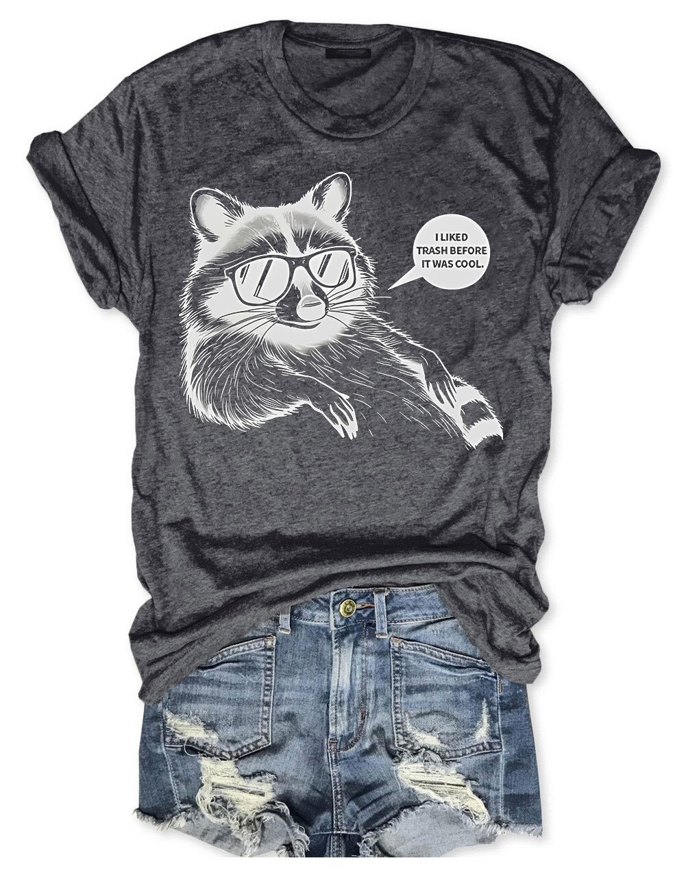 Hipster Raccoon T-shirt