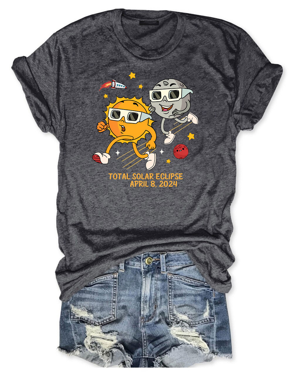 Total Solar Eclipse 2024 Funny T-shirt
