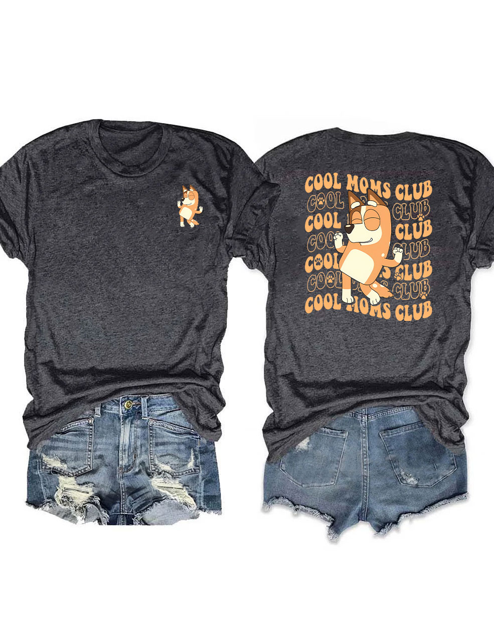 Blue Dog Cool Moms Club T-shirt