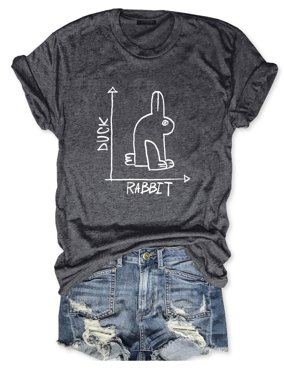 Rabbit Duck Funny T-Shirt