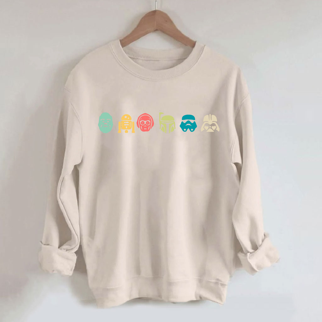 Star Wars Head Funny Sweatshirt