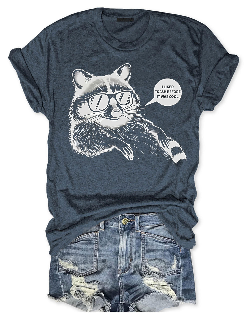 Hipster Raccoon T-shirt