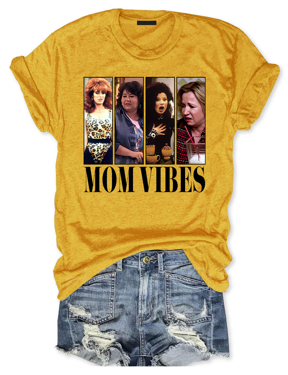 Retro 90��s Mom Vibes T-shirt