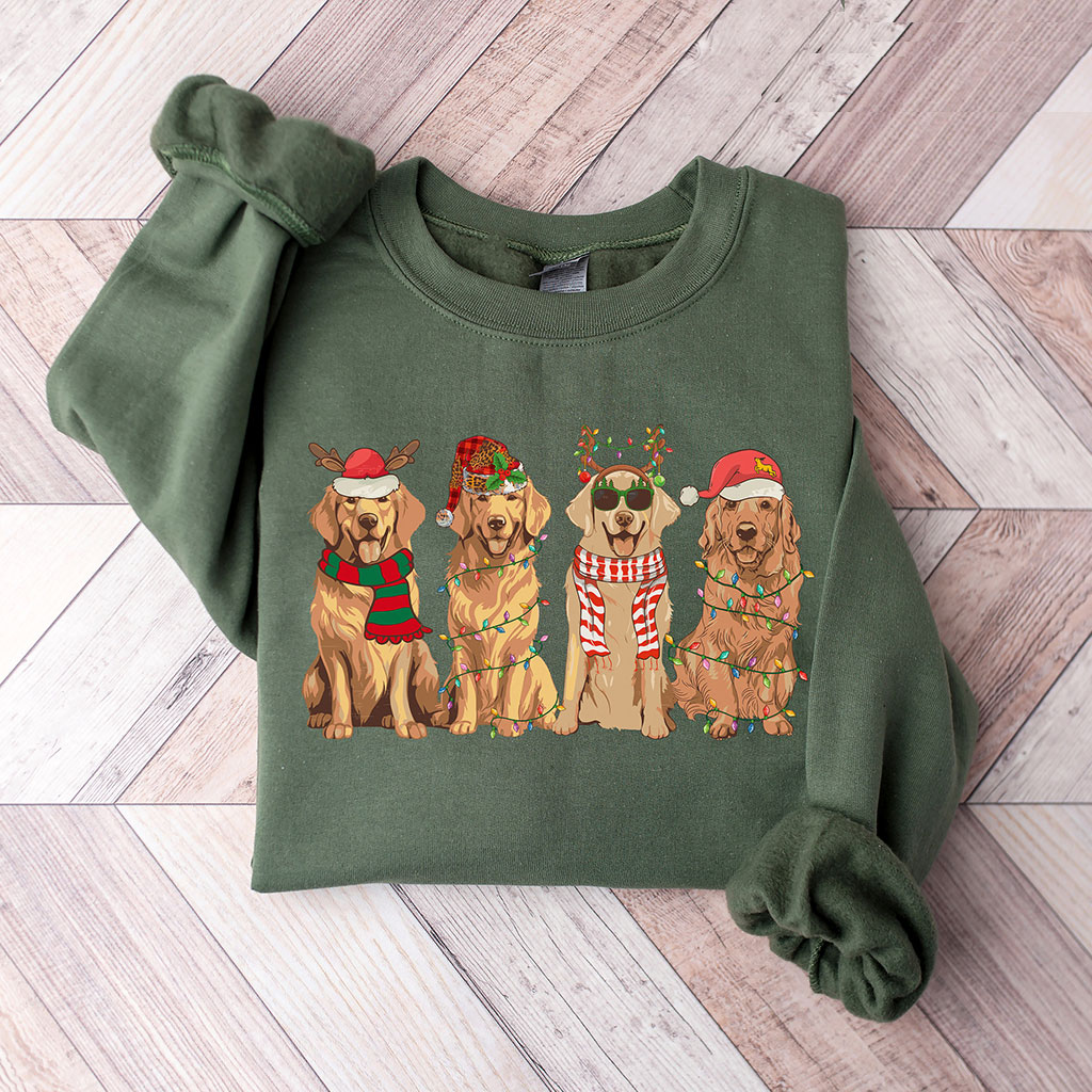 Golden Retriever Christmas Sweatshirt