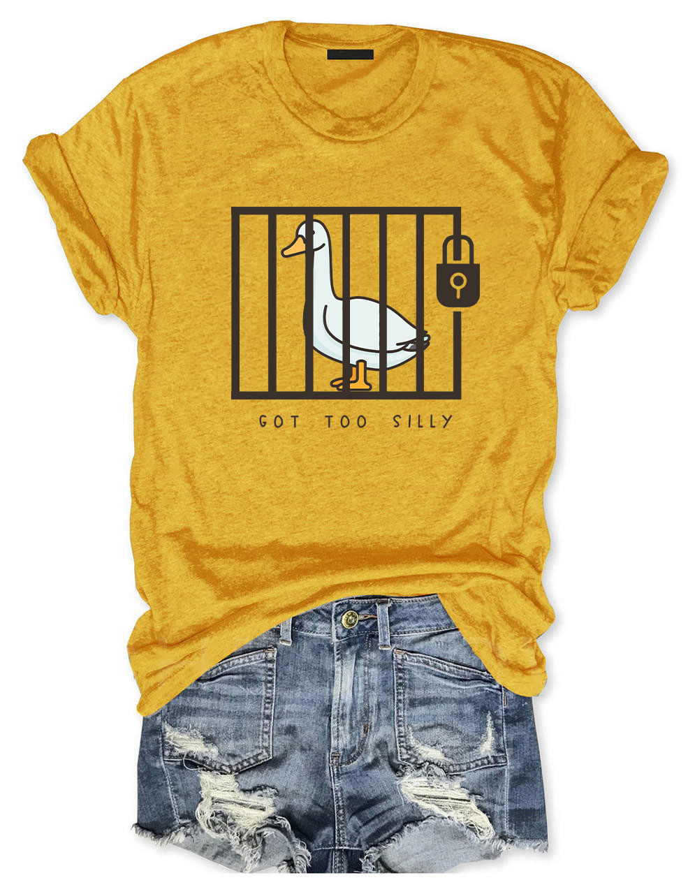 Funny Prison Got Too Silly Goose T-Shirt