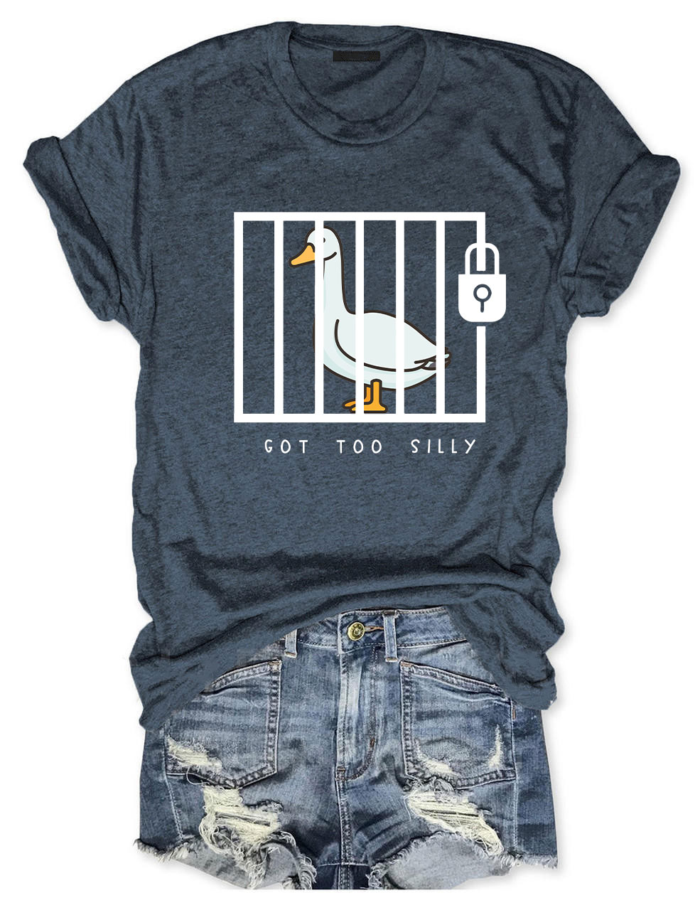 Funny Prison Got Too Silly Goose T-Shirt