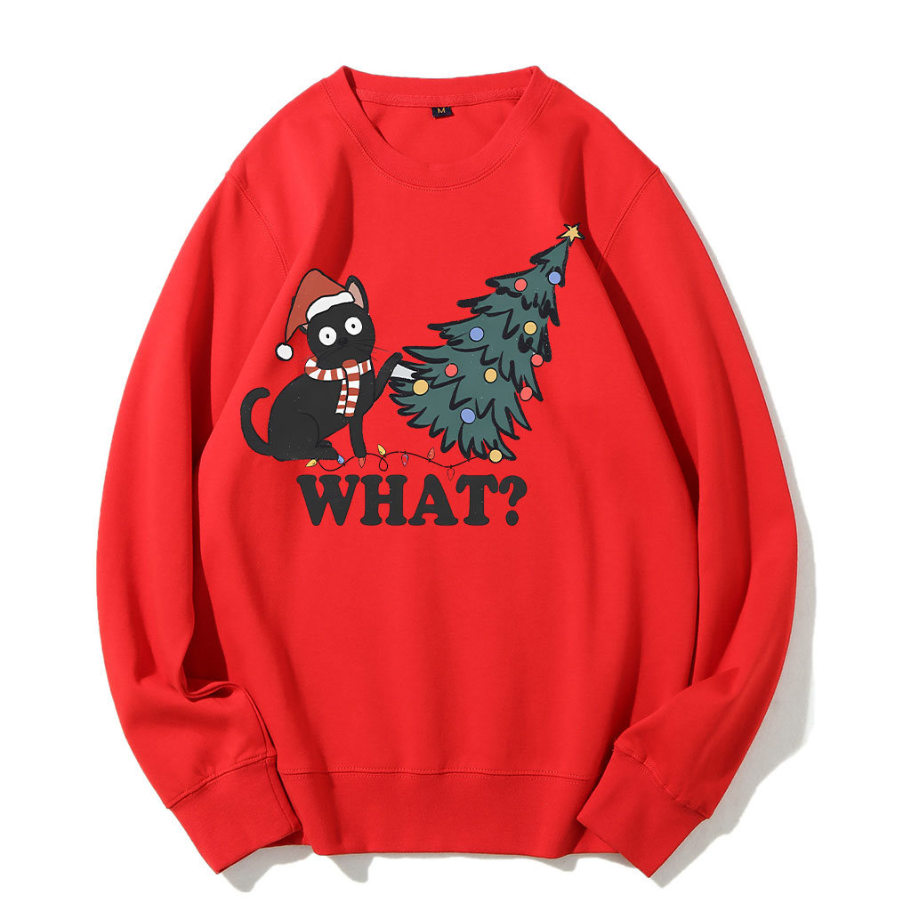 Funny Christmas Cat Sweatshirt