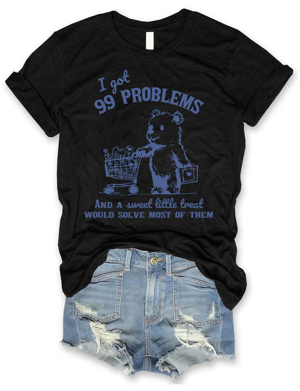99 Poblems And A Sweet Little Treat Would Solve Most Of Them Vintage T-Shirt
