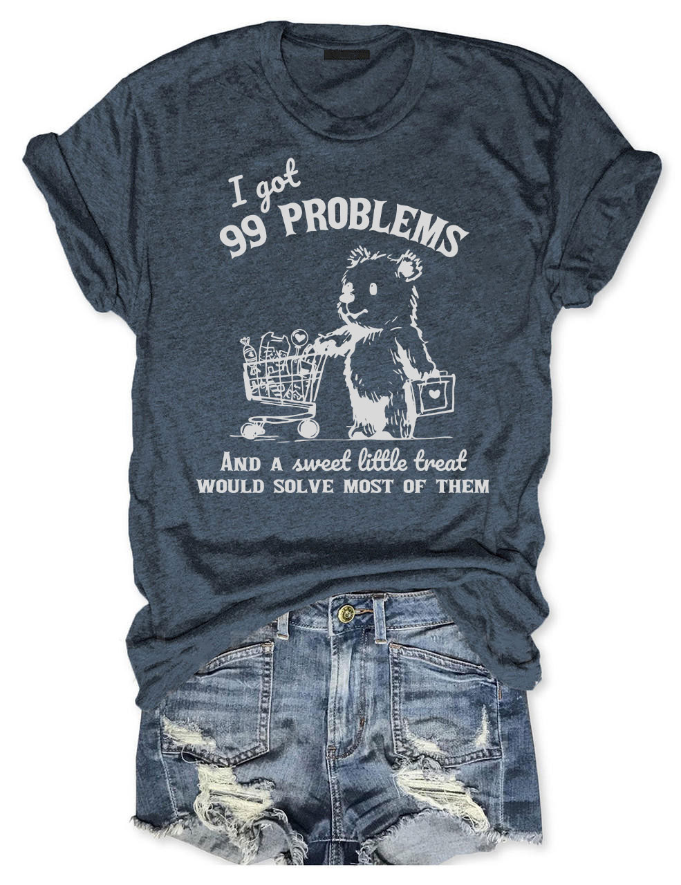 99 Poblems And A Sweet Little Treat Would Solve Most Of Them Vintage T-Shirt
