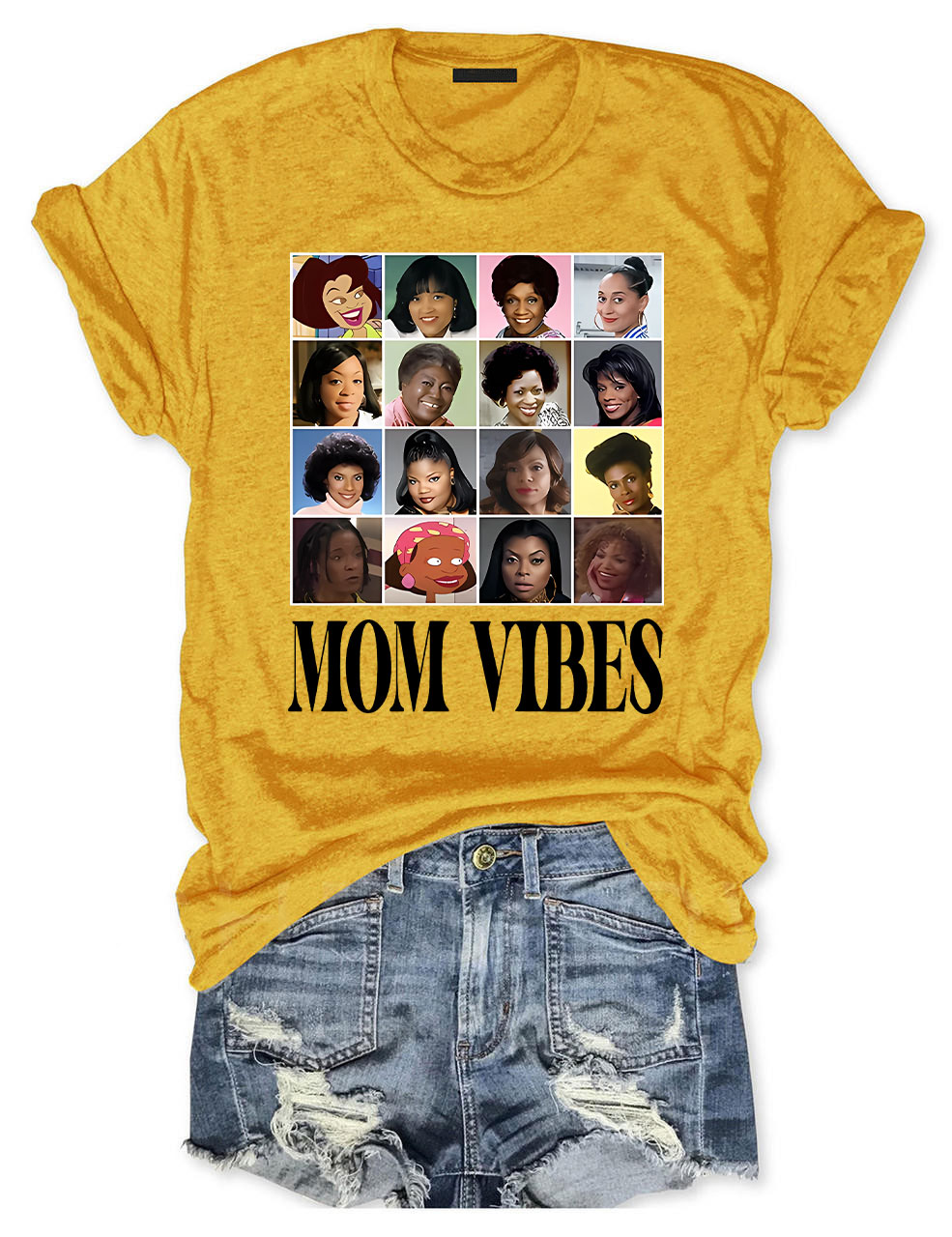 Retro 90��s Mom Vibes T-shirt
