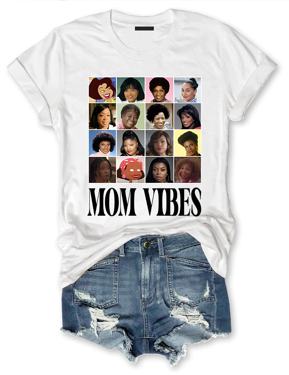 Retro 90��s Mom Vibes T-shirt