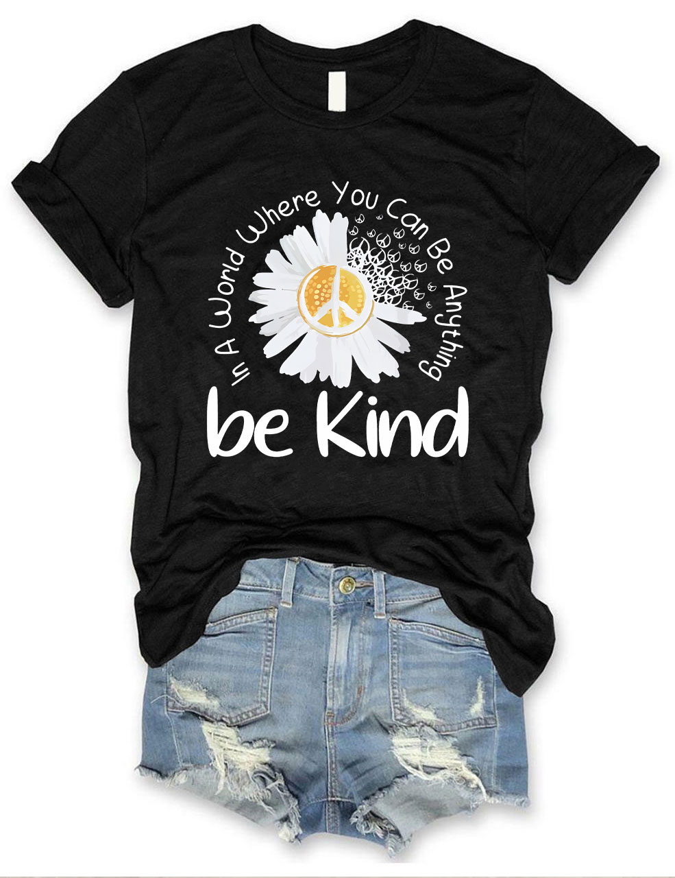 Colorful Daisy Be Kind T-Shirt
