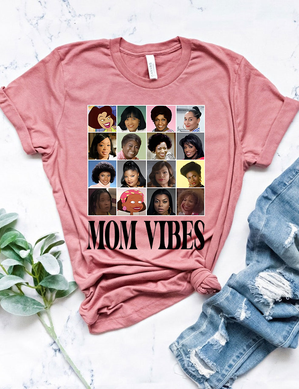Retro 90��s Mom Vibes T-shirt