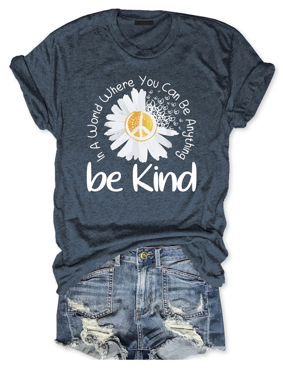 Colorful Daisy Be Kind T-Shirt
