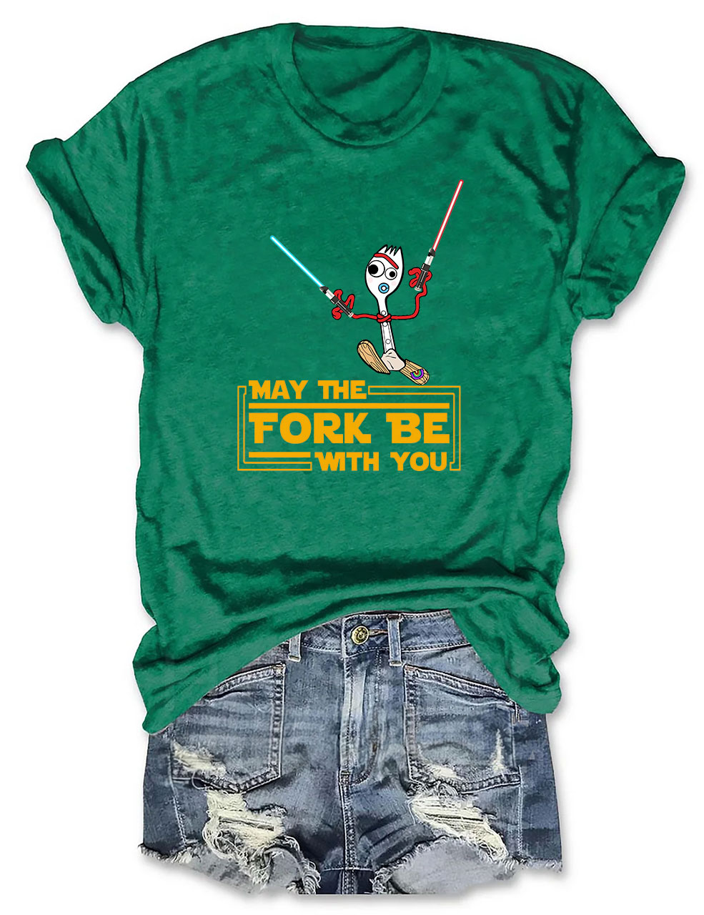 May the Fork Be With You Forky Star Wars Funny T-shirt