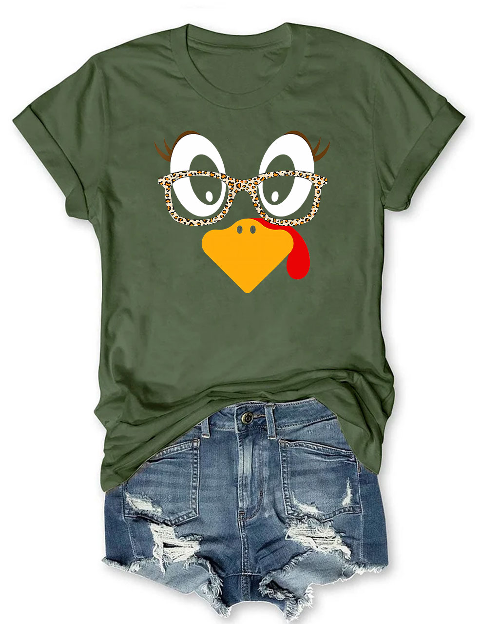 Cute Turkey Fall Thanksgiving T-shirt
