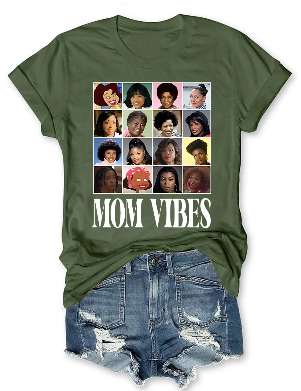 Retro 90��s Mom Vibes T-shirt