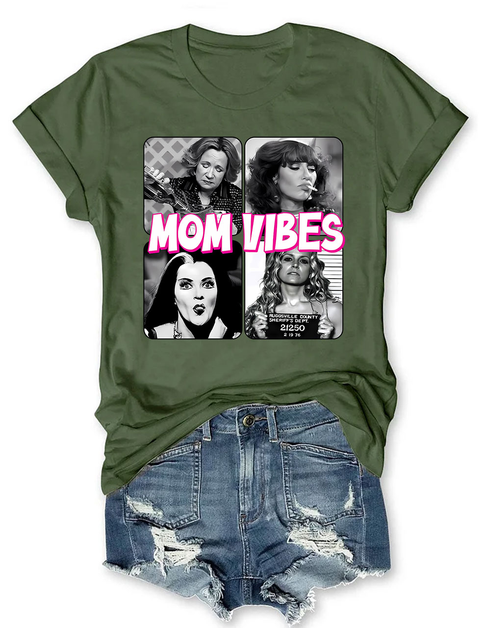 Retro Mom Vibes T-shirt
