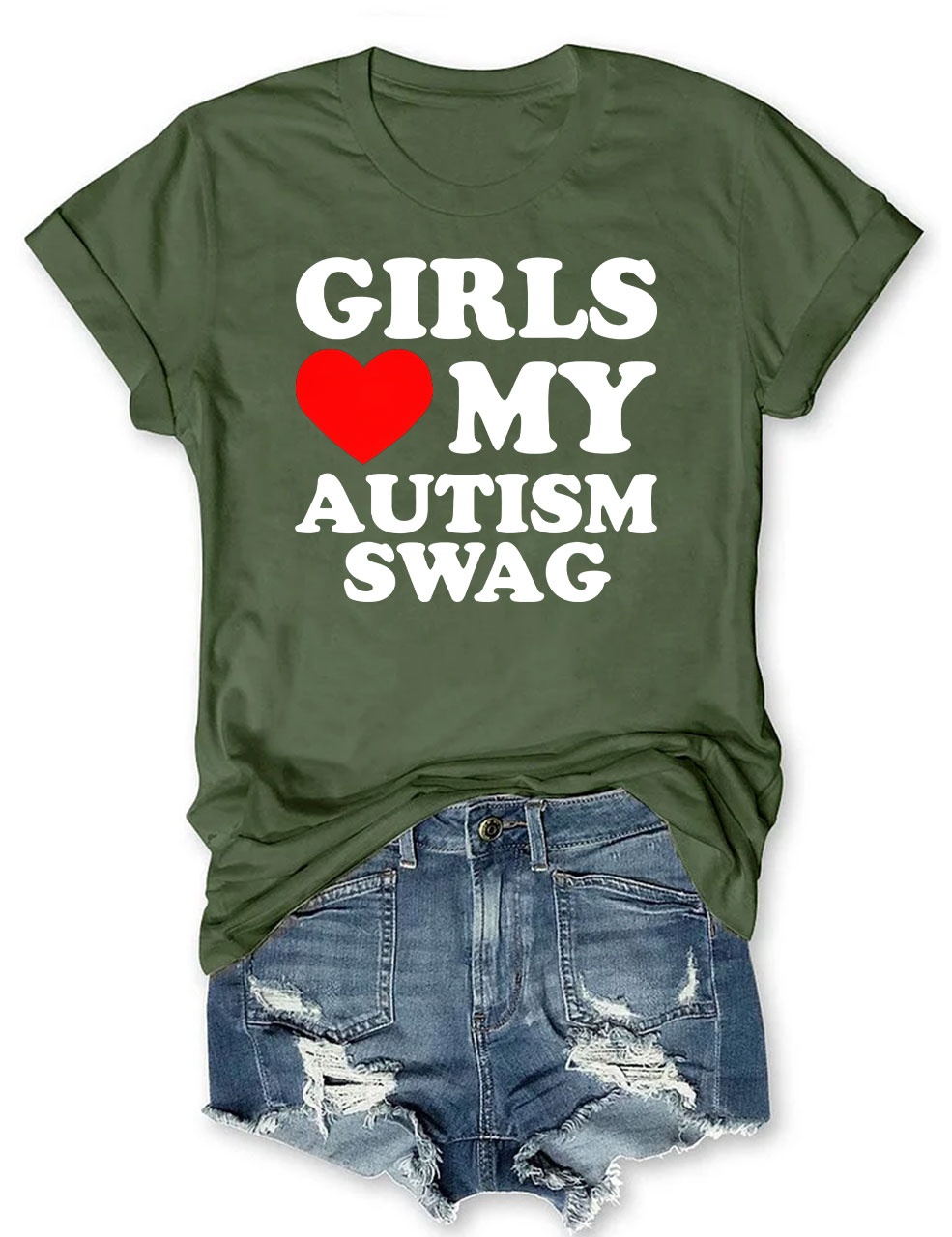 Girls Love My Autism Swag T-shirt