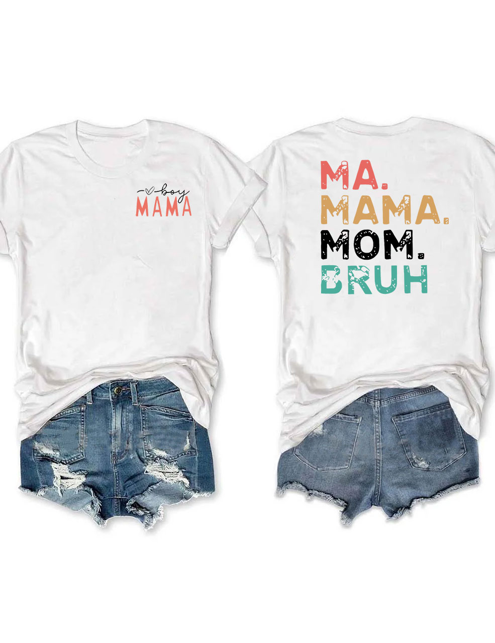Mama Mommy Mom Bruh T-shirt