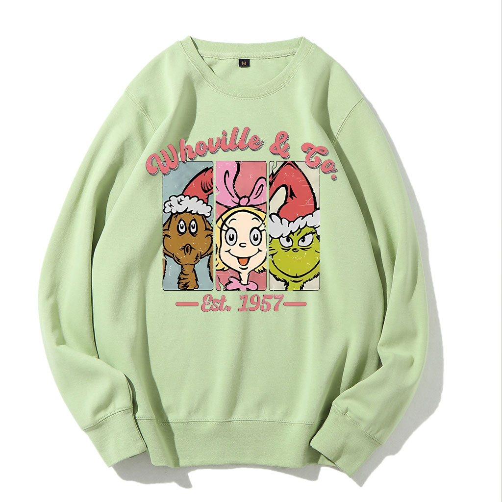 Whoville & Co Est 1957 Grinch Sweatshirt