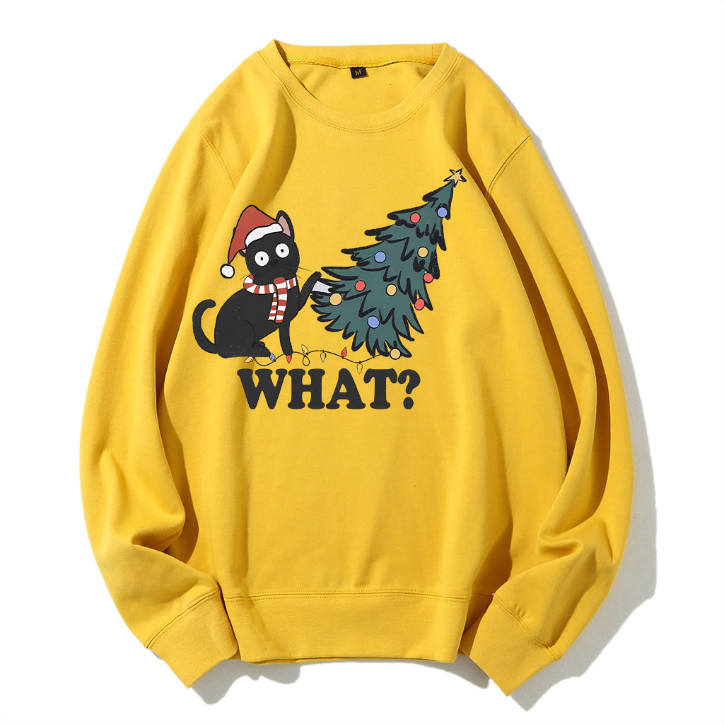 Funny Christmas Cat Sweatshirt
