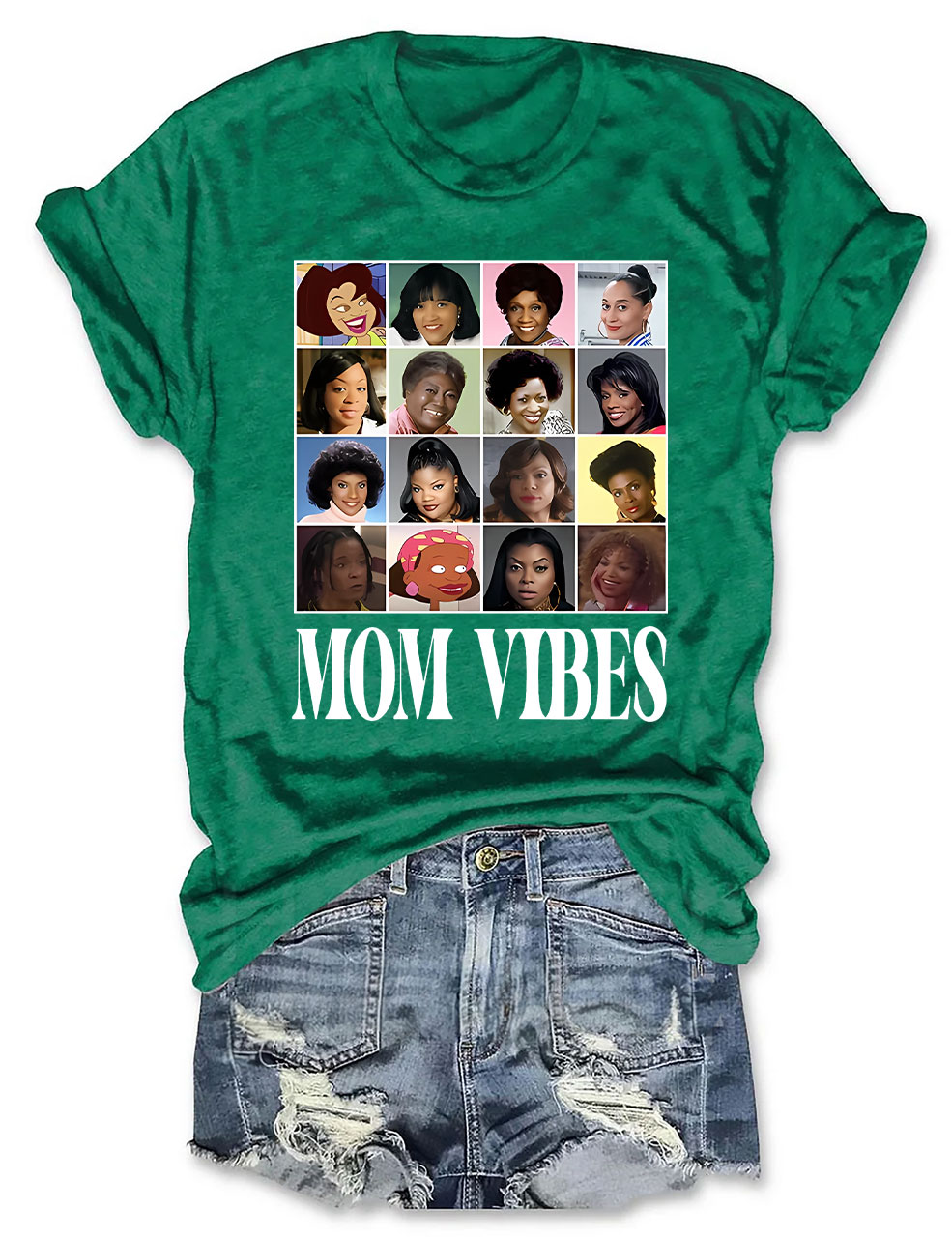 Retro 90��s Mom Vibes T-shirt