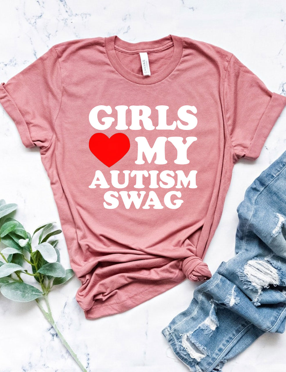 Girls Love My Autism Swag T-shirt