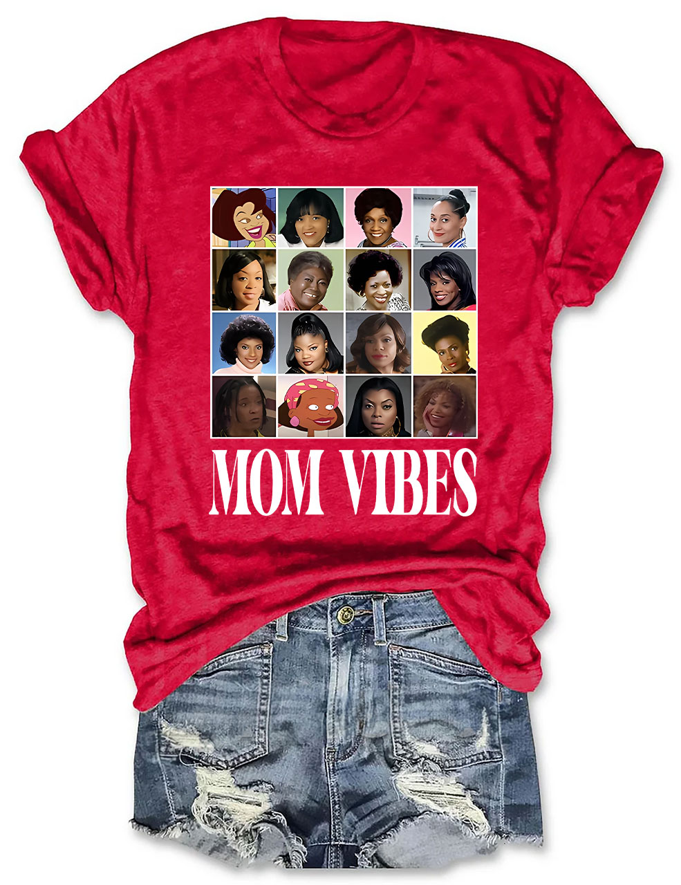Retro 90��s Mom Vibes T-shirt