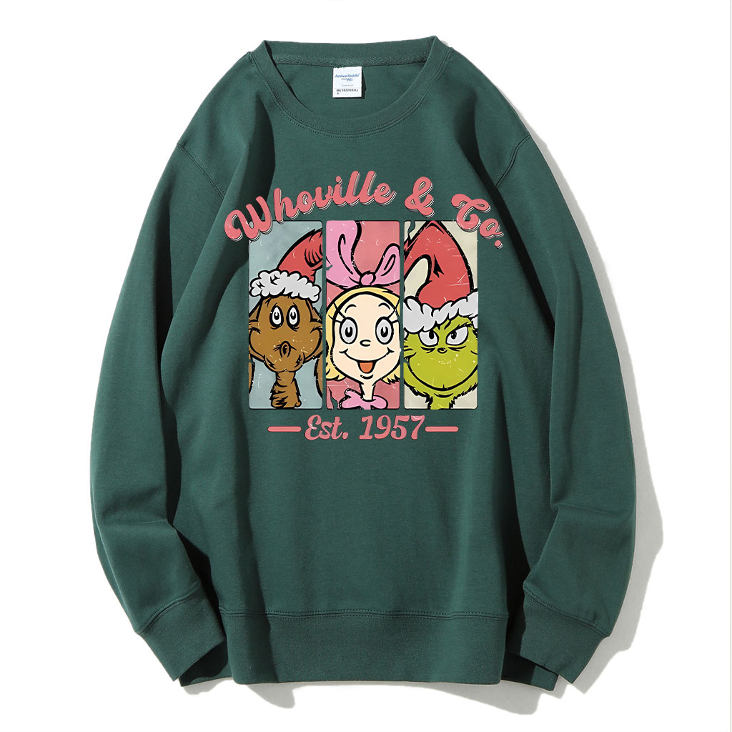 Whoville & Co Est 1957 Grinch Sweatshirt