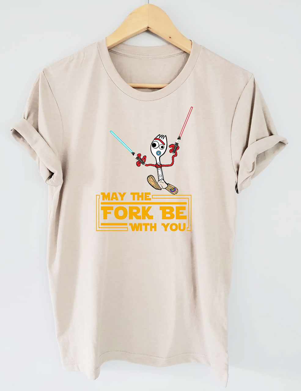 May the Fork Be With You Forky Star Wars Funny T-shirt