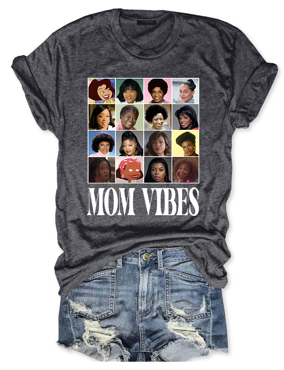 Retro 90��s Mom Vibes T-shirt