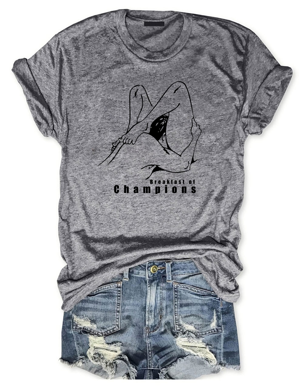 Breakfast of Champions S*x Funny T-Shirt