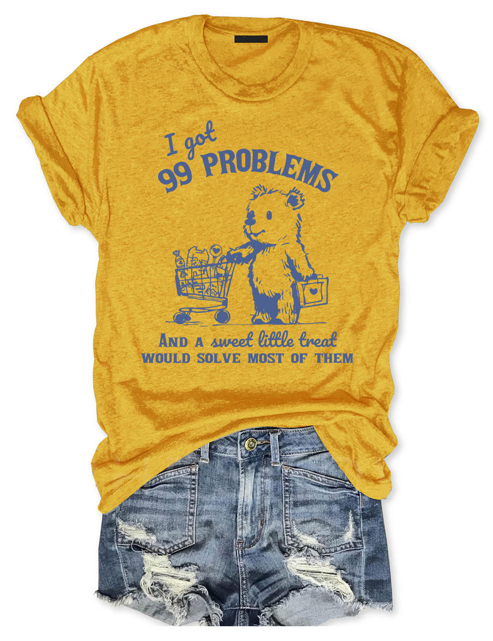 99 Poblems And A Sweet Little Treat Would Solve Most Of Them Vintage T-Shirt