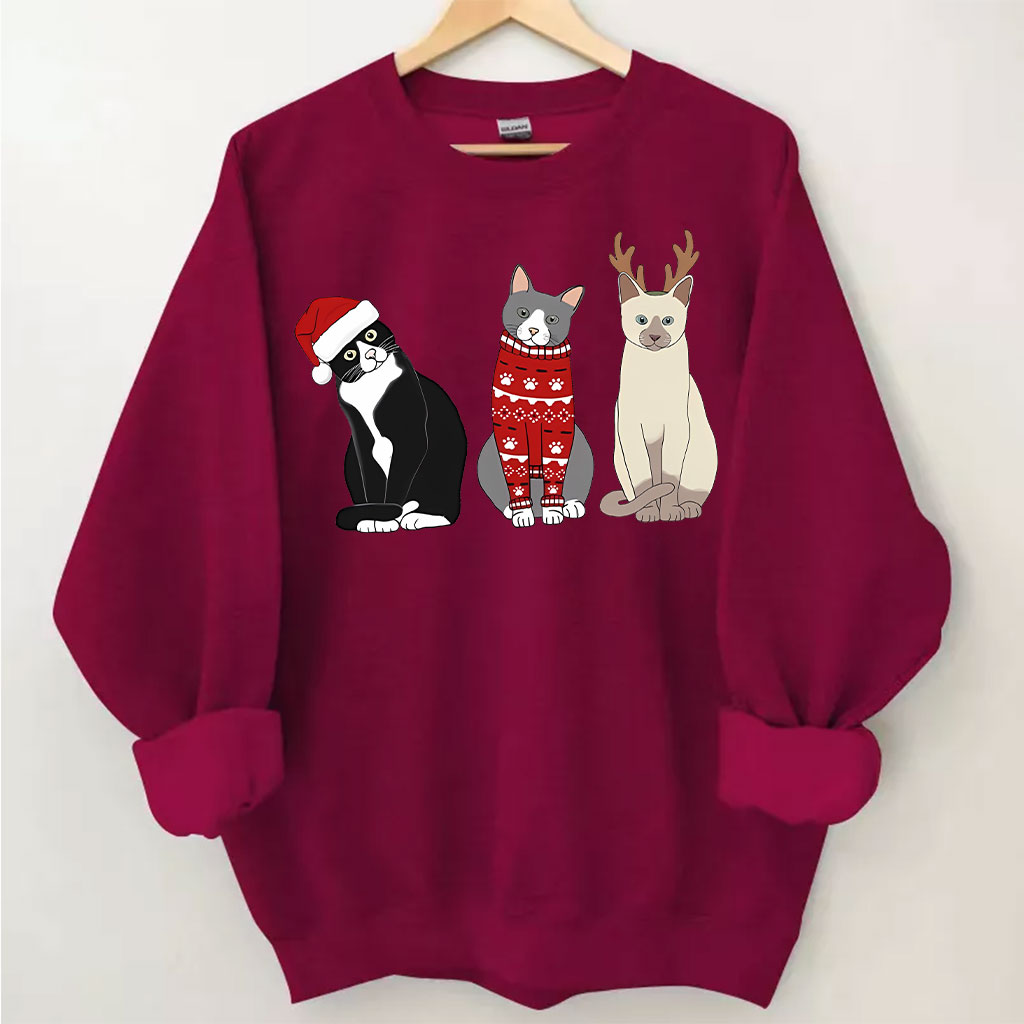 Christmas Cat Sweatshirt