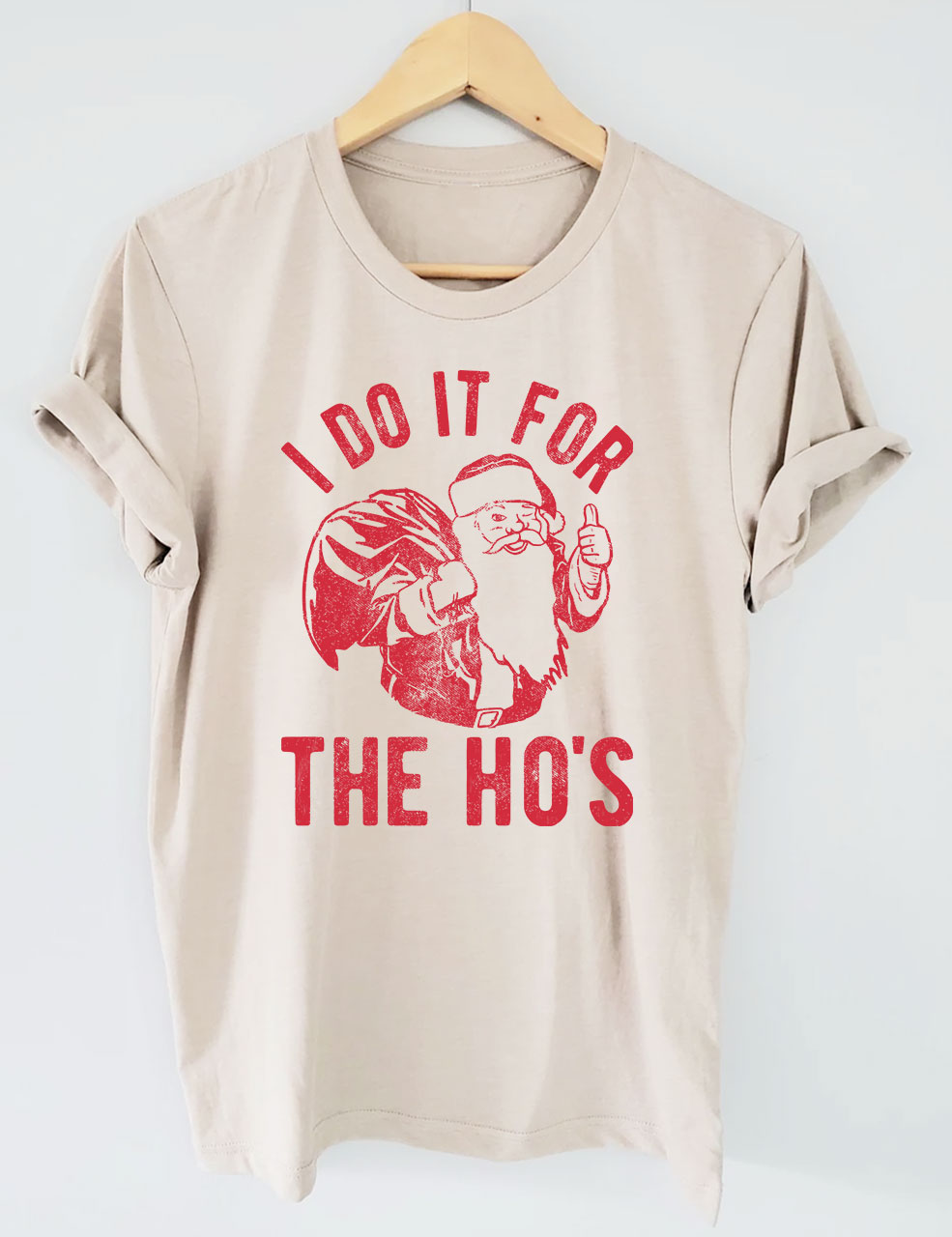 I Do It For The Hos Rude Christmas T-shirt