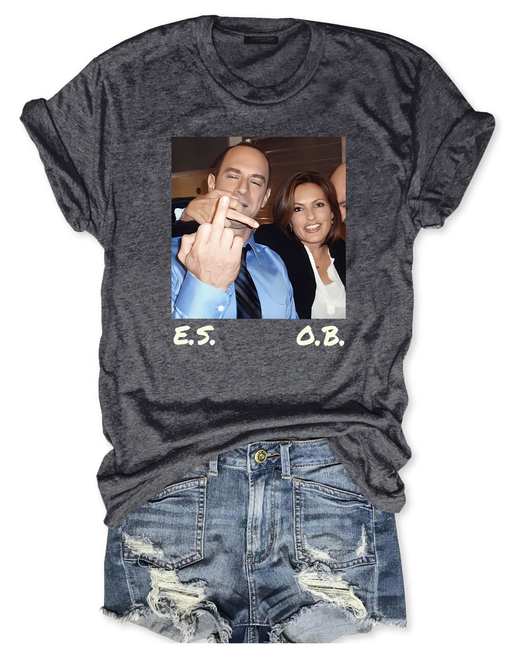 Ell.iot Sta.bler And Oli.via Benso.n T-Shirt