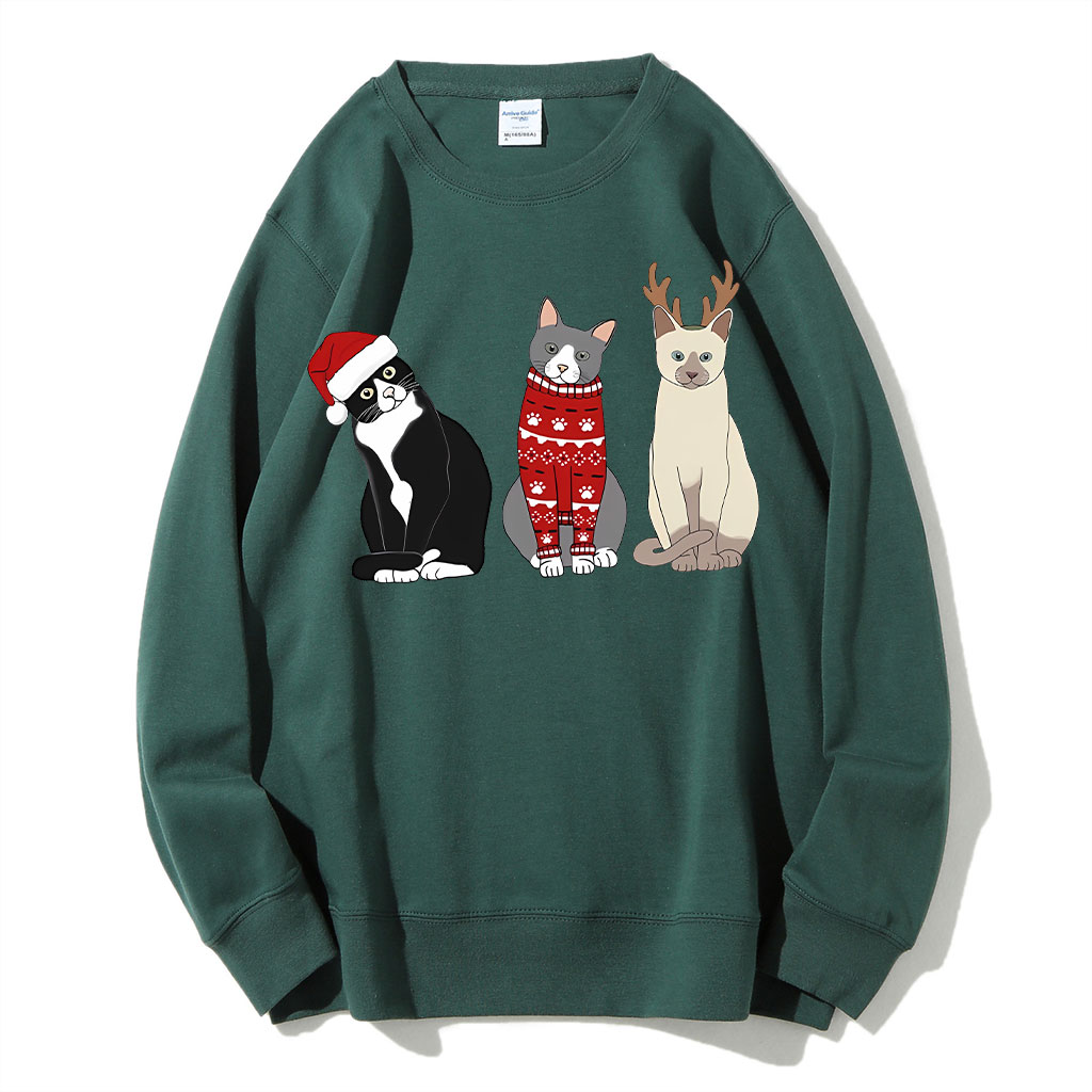 Christmas Cat Sweatshirt