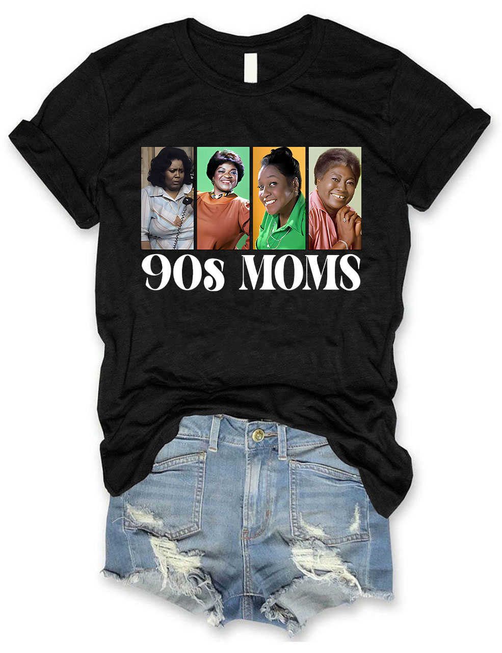 Retro 90��s Mom Vibes T-shirt